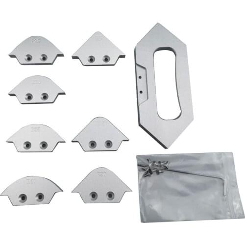 7 in 1 R5-R40 Router Table Corner Jig Radius Chamfer Profile Templates Kits For Woodworking Engraving Trimming machine