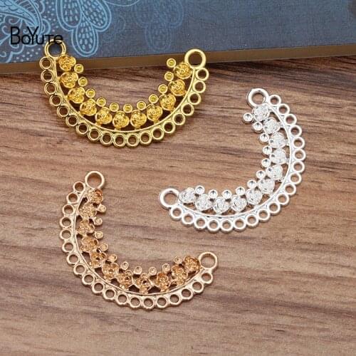 BoYuTe Wholesale (20 Pieces/Lot) 48MM Metal Alloy DIY Hair Accessories Hand Made Jewelry Materials