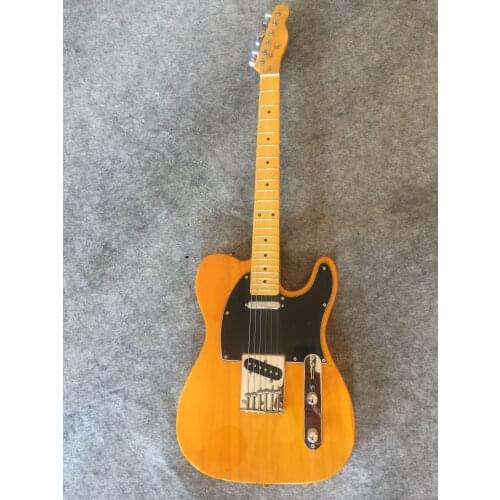 Free delivery / transparent yellow white accessories high quality TL Guitar / China Electric Guitar