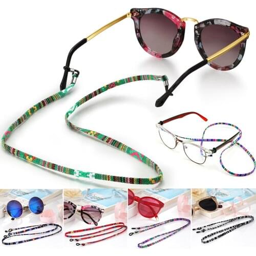 Fashion Reading Glasses Chain for Women Ethnic Style Cotton Sunglasses Cords Eyeglass Lanyard Hold Straps Eyewear Retainer