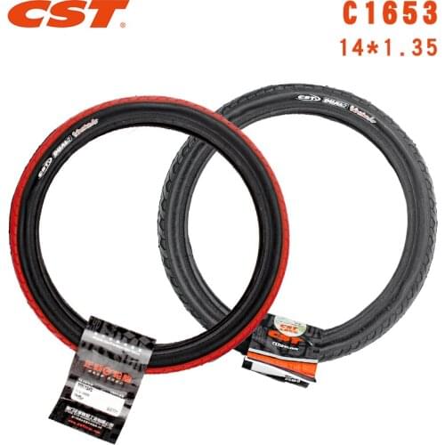 CST VOLTAIC small wheel diameter 14 inch inner and outer tire 14x1.35 60TPI folding bicycle tire C1653 childrens bicycle tyre