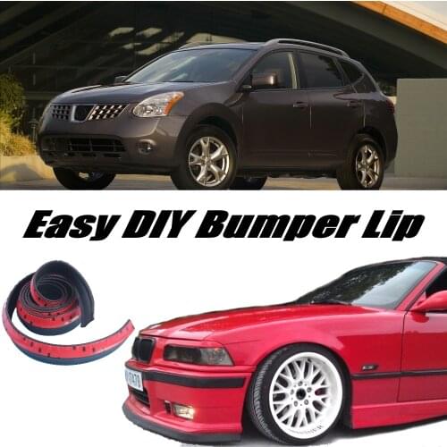 NOVOVISU Bumper Lip Deflector Lips For Nissan Rogue 2007~2016 Front Spoiler Skirt For Car Tuning / Body Kit Strip