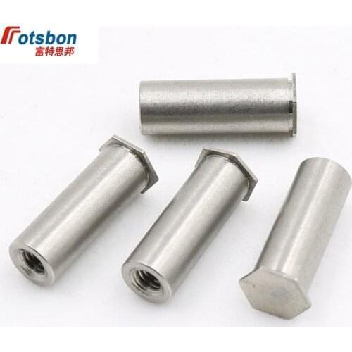 BSOS-632-6 Blind Hole Threaded Standoffs Self Clinching Feigned Crimped Standoff Server Cabinet Sheet Metal Spacer PEM Rivet Nut