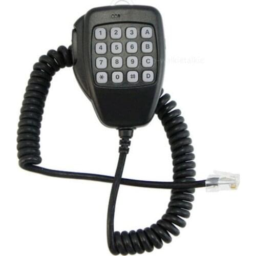 HM-118N 8 Pin Handheld Backlit DTMF Speaker PTT Mic Microphone with Numpad for ICOM IC-706 IC-706MKII IC-706MKIIG IC-208H Radio