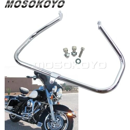 Chrome Motorcycle Engine Guards Protection Crash Bar For Harley Trike 2009-later Touring Electra Street Glide FLH Ultra Classic