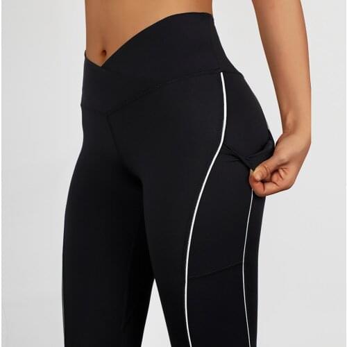 Leggings For Fitness Quick Gry Yoga Pants Leggings Women Sportswear V Waist Tights Gym High Waist Leggings Sport Women Fitness