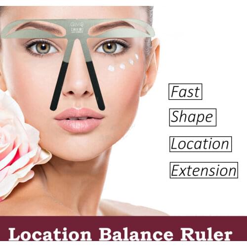 Microblading Eyebrow Tattoo Stencil Ruler Shaper Template Definition Permanent Makeup 4 kinds of super popular different eyebrow