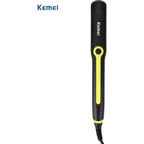 Kemei KM - 2119 Multifunctional Tourmaline Ceramic Hair Iron Straightener Curler Flat Iron Styling Tools 220V EU Plug