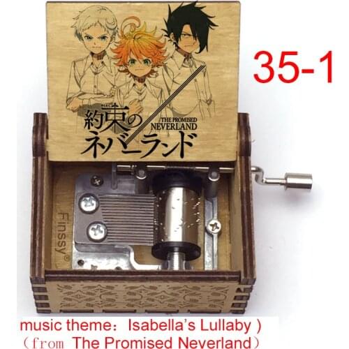 The promised neverland yakuso no neverland music theme Isabellas Lullaby Hand Music Box for Birthday christmas new year gift