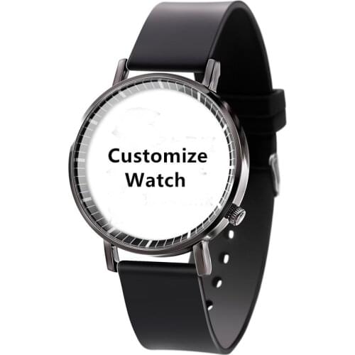 New Arrival Anime Cartoon Customize Watch For Women Men Watch Watches Quartz Wristwatch Female Clock For Brithday Gifts