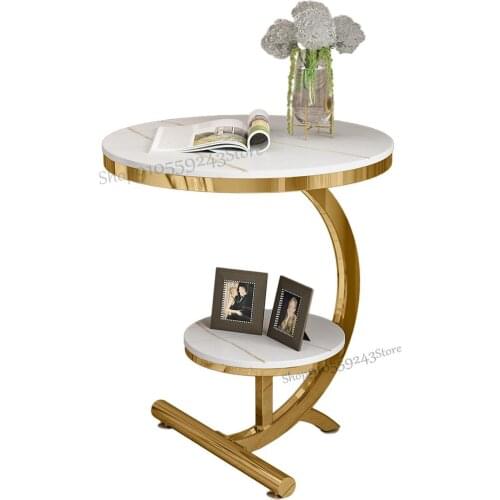 Sofa Side Table Small Coffee Table Corner Table Balcony Small Round Table Simple Bedside Table Bedroom Creative Light Luxury Sid