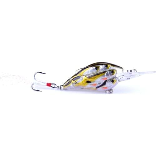 1pc Diving Depth Crankbait Fishing Lures Swimbait Isca Artificial Bait floating Fishing Wobblers 7.5cm 9g pesca peche