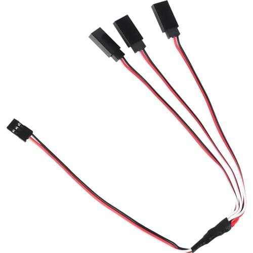 1Pcs RC Servo Extension Wires Cable 15cm/30cm/40cm for Futaba JR Male to Female RC Model 1 to 3 1 to 4