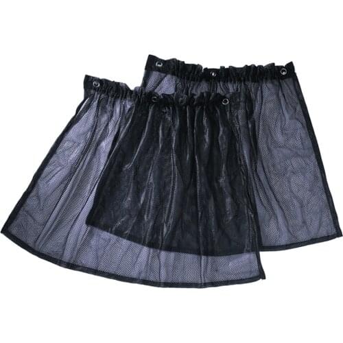 2x Car Trucks Window Sunshade Curtain Sun Shade Drape Visor Valance Curtains Decoration