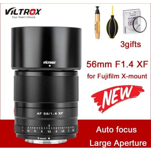 Viltrox 56mm F1.4 XF Camera Lens Large Aperture AF Auto Focus Lens for Fujifilm X-mount Camera For X-T30 X-T3 X-PRO3 X-T200