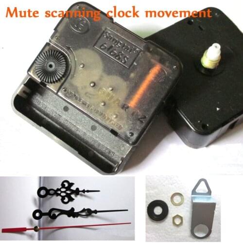 10* shaft 12mm Quartz Clock Movement Kit Spindle Mechanism Mute scanning Movement DIY clock parts accessories free shipping