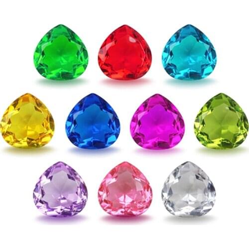 3Piece Big Size Treasure Hunt Toys Boys Girls Acrylic Diamonds Jewelry Party Favors For Kids Goodie Bags Couple Gifts