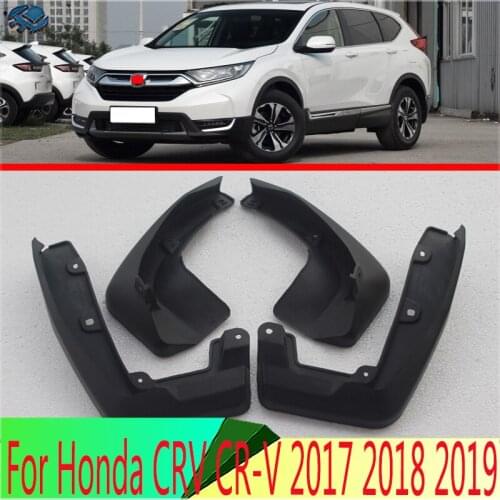 For Honda CRV CR-V 2017 2018 2019 4pcs Car Mud Flaps Front Rear Fender Flares Splash Guards Mudguards
