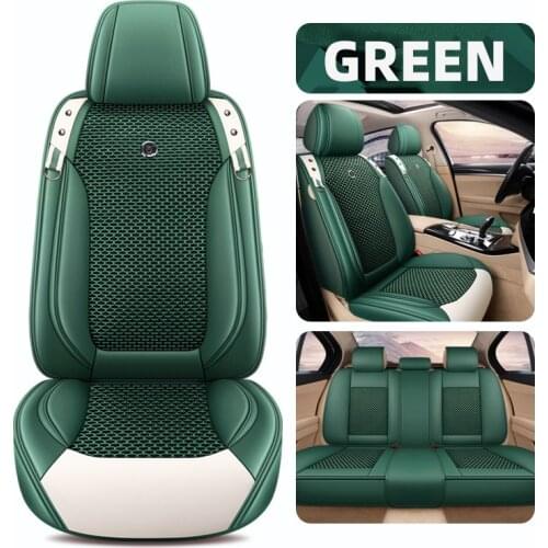 Car Seat Covers Summer Ice Silk Breathable For Nissan For Opel Astra For Fiat Punto SX 2001 For Lada Vesta For Passat For RAF 58