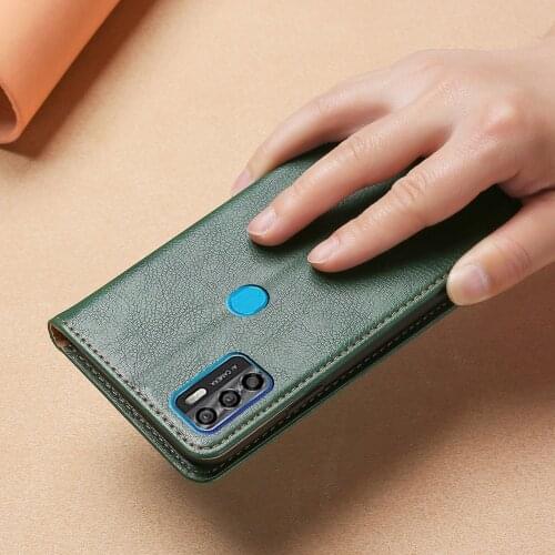 Magnetic Case for ZTE A7S 2020 Cover Leather TPU Back Cover for ZTE A7s 6.5inch Flip Wallet Case Card Slot Phone Case A7020