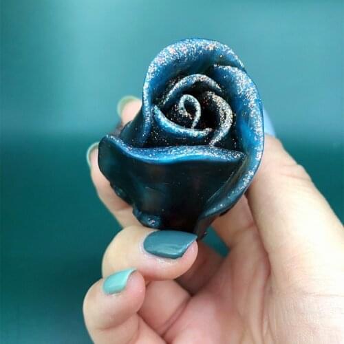 DIY Handmade Cake Mold 3D Rose Flowers Liquid Silicone Fondant Cake Mold Chocolate Mold Kitchen Baking Supplies