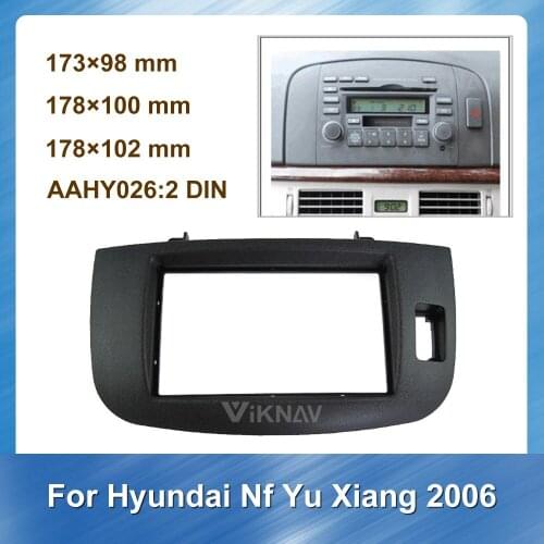 For Hyundai Nf Yu Xiang 2006 2 din Car Auto Radio Multimedia fascia Stereo Panel Dash Mount Trim Installation Kit Frame