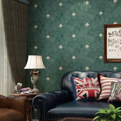Europe Flower 3d Vintage Wallpaper Retro Non-woven Wallpapers Floral Embossed Wall Papers Roll 10m Living Room Decoration Ez007