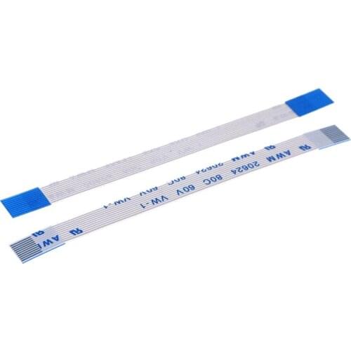 10pcs FPC FFC Flexible Flat Cable 10 PIN 0.5 mm pitch Same Sides Length 50 60 70 80 100 120 150mm Type A