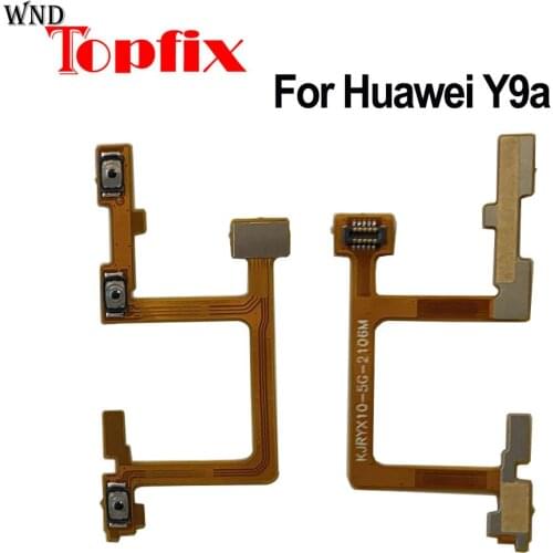 On Off Power Volume Button Flex Cable For Huawei Y9a Phone Parts Replacement For Huawei Y9A Boot Cable