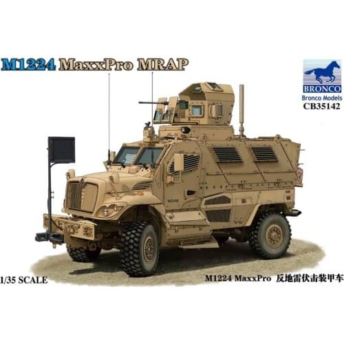 BRONCO CB35142 1/35 M1224 MaxxPro Mine Resistant Ambush Protected Vehicle - Scale Model Kit