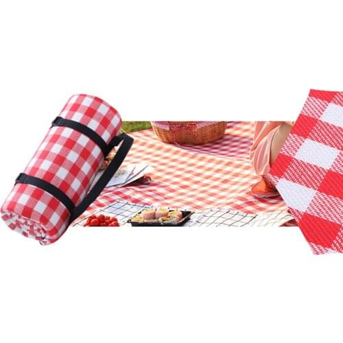 New Arrival Picnic Blanket Tape Waterproof Picnic Mat Outdoor Mat Foldable Plaid Blanket Camping Camping Picnic Beach