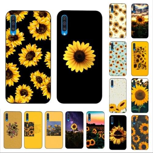 LVTLV Daisy Sunflower Floral Custom Photo Soft Phone Case for Samsung A10 20s 71 51 10 s 20 30 40 50 70 A30s cover