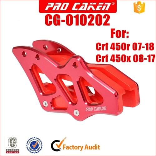 Cnc chain guide guard for honda crf 450r 450x crf450r crf450x 07-18 motorcycle off road pit dirt bike motorcross part