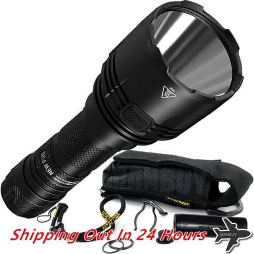 2021 Nitecore NEW P30 1000 Lumens CREE LED Flashlight Without 18650 Battery Waterproof Torch Lamp Camping Hunting Free Shipping