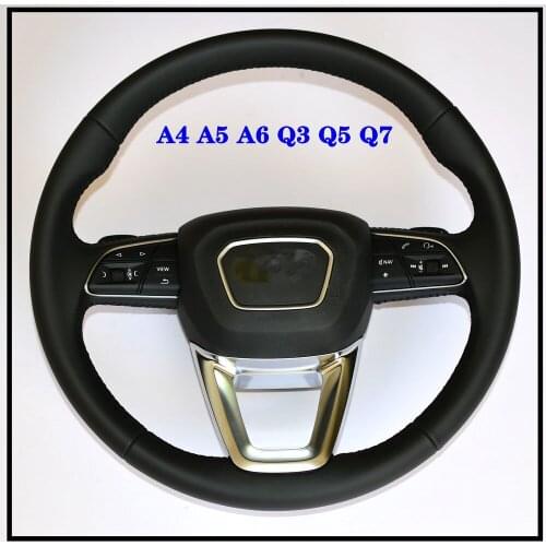 New A3 A4 A6 Q5 Steering wheel assembly + key + paddle + decoder 8V0419091CG 8W0419689 81A951523A