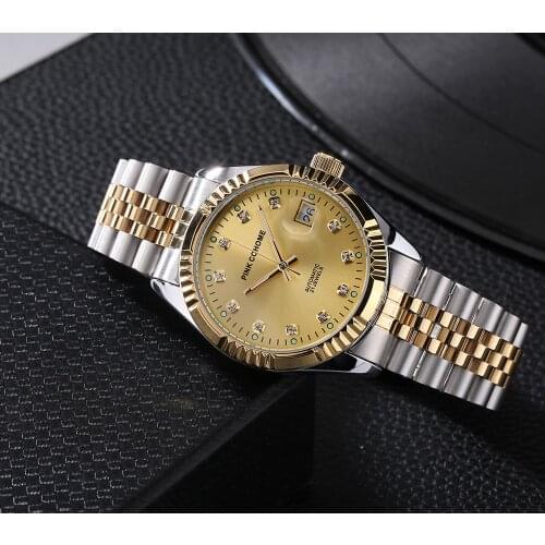 Pink Cohome Men's Watch