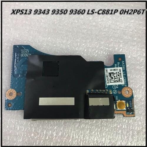 USB Power Board switch Button Board ForDell XPS13 9343 9350 9360 LS-C881P 0H2P6T