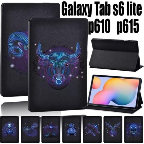 For Samsung Galaxy Tab S6 Lite P610 P615 10.4 Inch Tablet Case Stand Shockproof Cover + Free Stylus