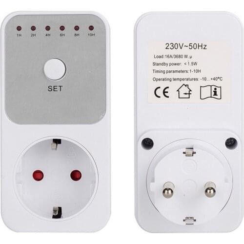 Intelligent Timer Switch Adapter Energy Saving Digital Kitchen Timer Outlet Week Hour Programmable Smart Timing Socket Countdown