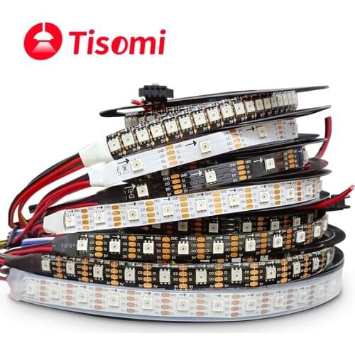 High brightness is similar to APA102 Smart led pixel strip light 5m/lot; DC5V; Raspberry Pi DMX control SK9822 light strip