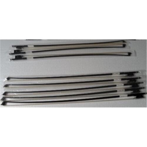 1pcs black carbon fiber violin bows,ebony frog 4/4