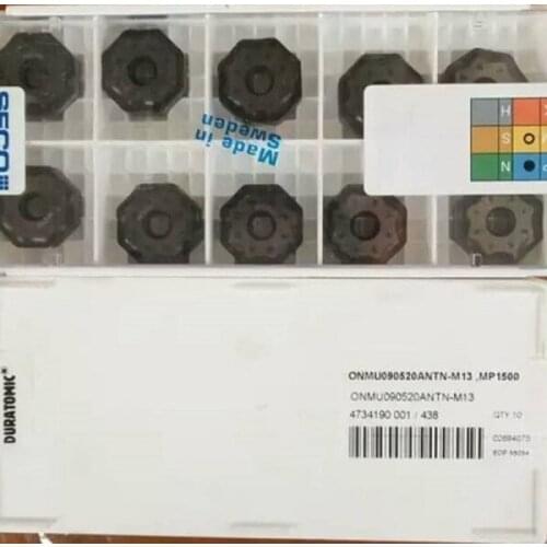 10PCS CARBIDE INSERT ONMU090520ANTN-M13 MP1500