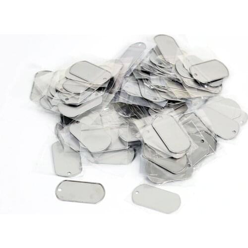 Military army Identity tag,BateRpak dog Tags stainless steel plate,Pet ID tag jewelry pendants & necklaces ,50.3*28.3*0.4mm