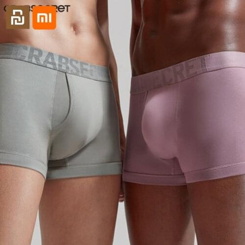 3 pieces of youpin youpin mens underwear antibacterial modal sports briefs breathable boxer briefs multi-color optional
