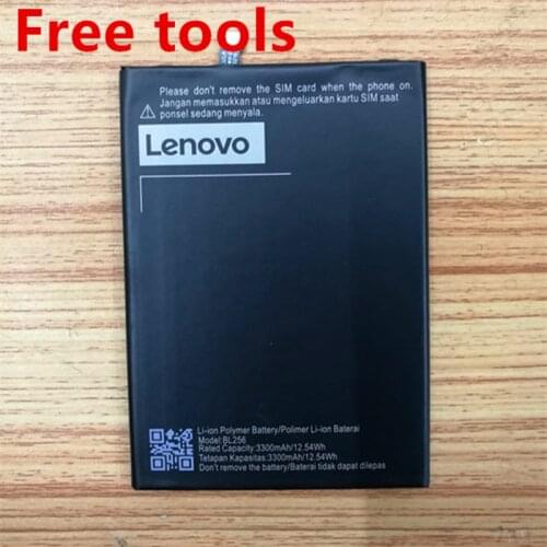 100% NEW Battery BL256 for Lenovo Vibe K4 Note K4note Vibe X3 Lite K51c78 A7010 3300mAh Rechargeable Batteria +Tools