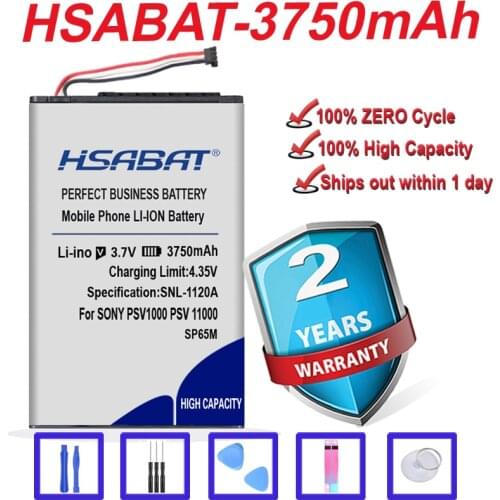 Top Brand 100% New 3750mAh SP65M Battery for Sony PS PSV VITA PSVITA 1000 psv1000 SP65M PCH-1001 PCH-1101 Console in stock