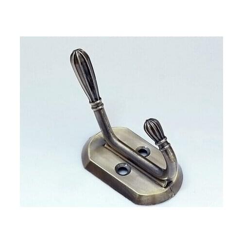 Antique zinc alloy single hook bag cap towel sundries hooks bathroom washroom kitchen clothes room home decoration wall hooks