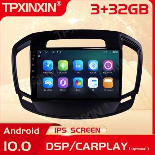 2 Din Carplay Android Radio Receiver Multimedia Stereo For Opel Insignia 2014 2015 2016 2017 GPS Navigation Video Auto Head Unit