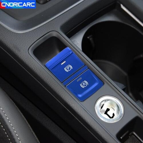 Car Styling Electronic Handbrake Gear Shift Panel Buttons Cover Trim For Audi Q3 2019-2020 Interior Accessories