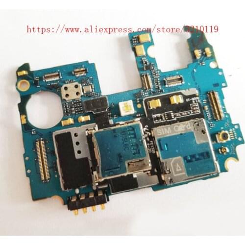 Free shipping Full Working Original Unlocked For Samsung Galaxy S4 i9500 3G Main Board MCU Motherboard Logic Mother Board